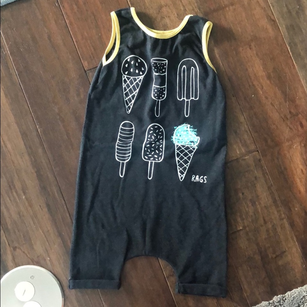 Rags to Raches Ice Cream Romper 18-24mo